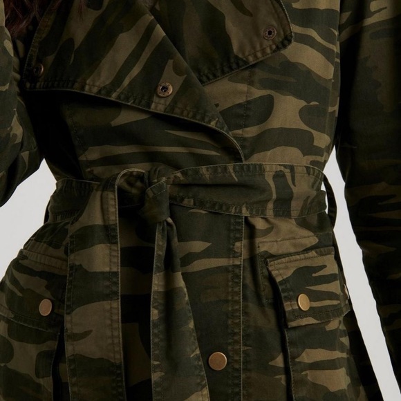 NWT Lucky Brand Utility Camo Jacket Sz Small - Picture 2 of 7